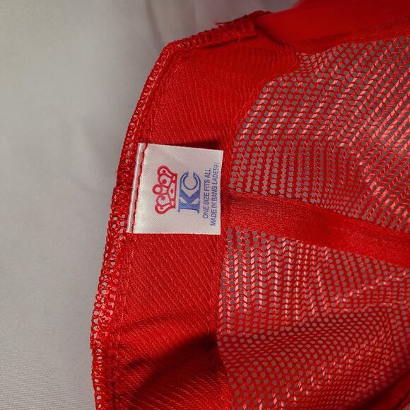 Vintage Jesse James Spider Black Widow Mesh Trucker Hat Red White Snap Back - Picture 4 of 9